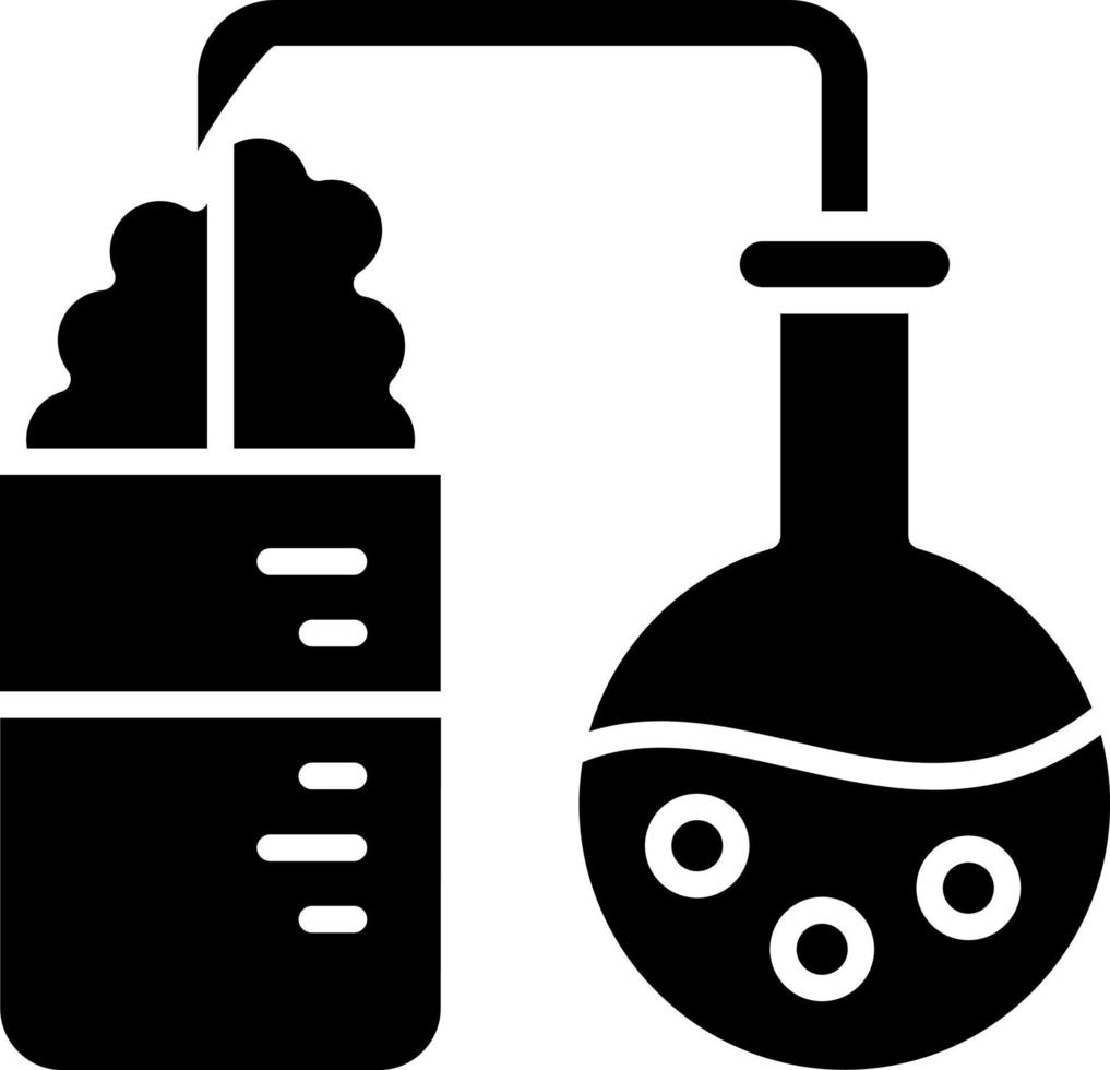 Chemical Reaction Icon Style vector