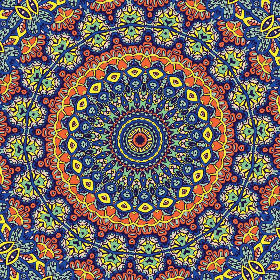 A colorful pattern with a circular pattern. vector