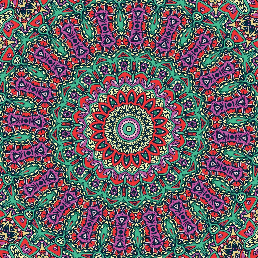 A colorful background with a pattern of flowers and leaves vector