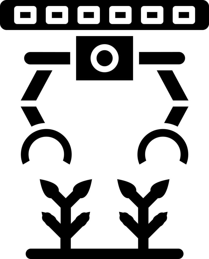 Agricultural Robot Icon Style vector