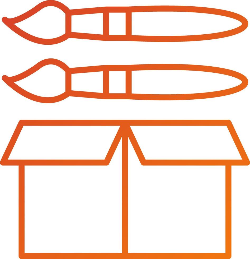 Packaging Design Icon Style vector
