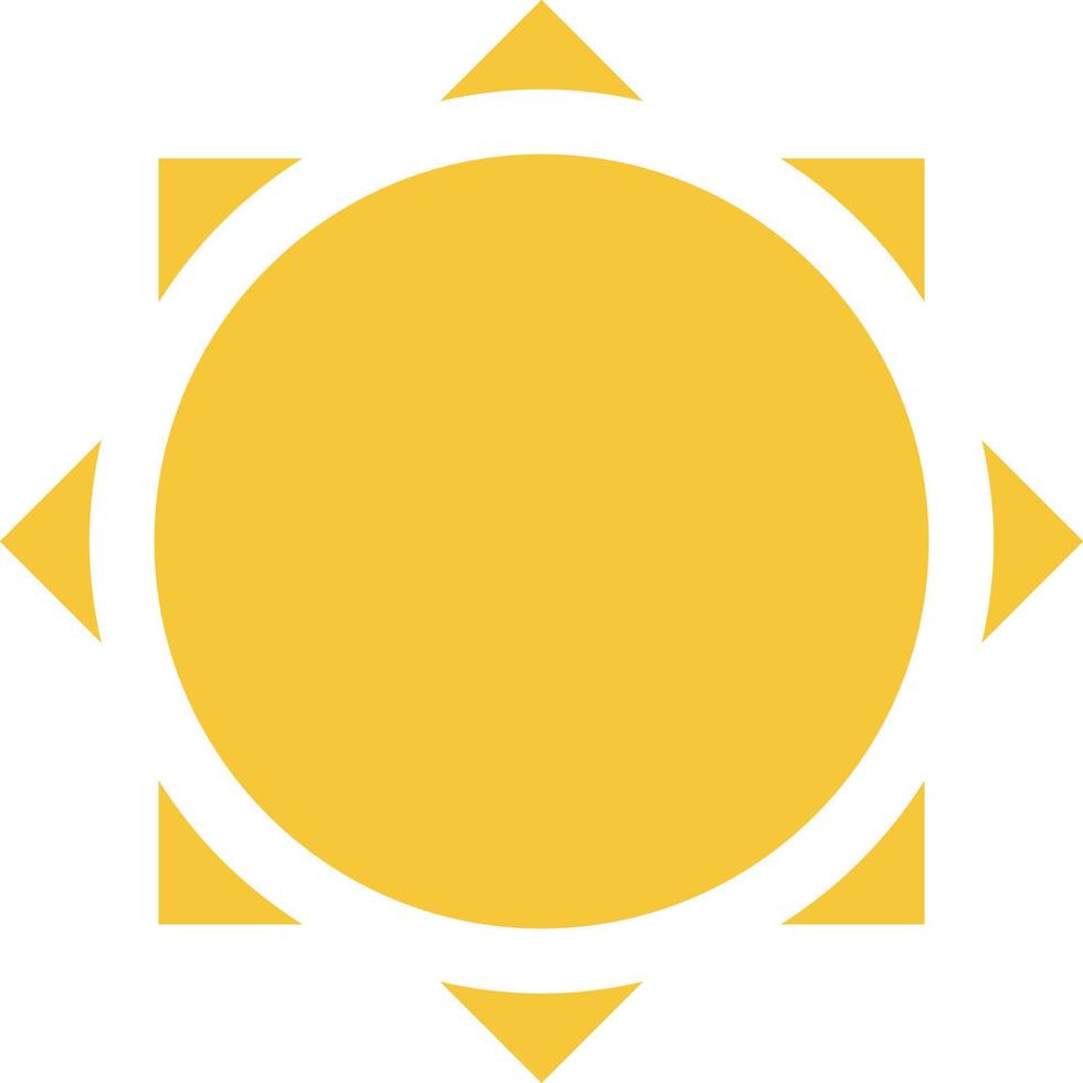 Sun icon - vector. Simple element illustration summer concept. Sun icon - vector. Summer concept vector illustration. on white background