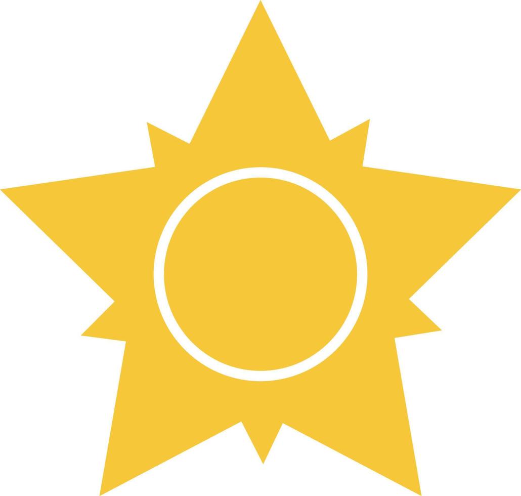 Sun icon - vector. Simple element illustration summer concept. Sun icon - vector. Summer concept vector illustration. on white background