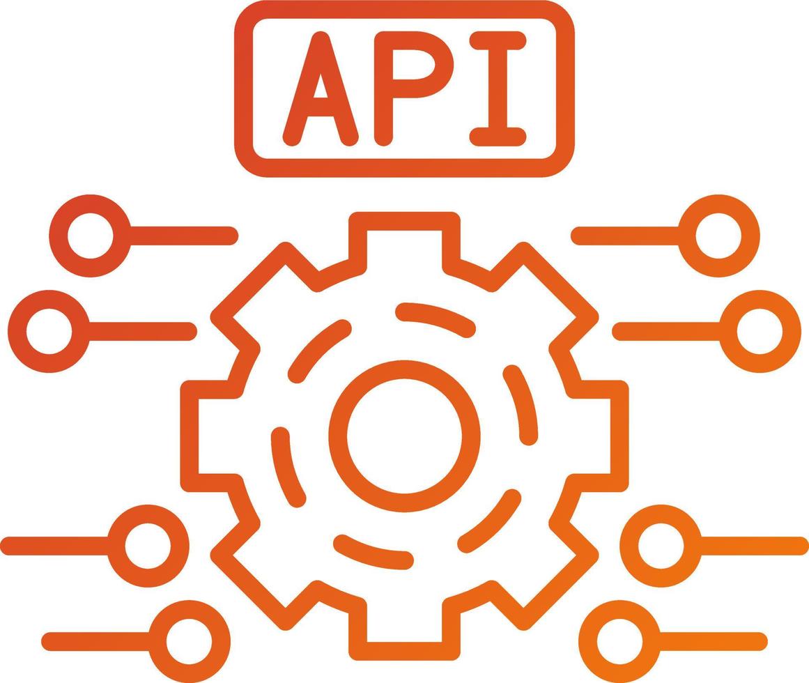Api Icon Style 21667253 Vector Art at Vecteezy