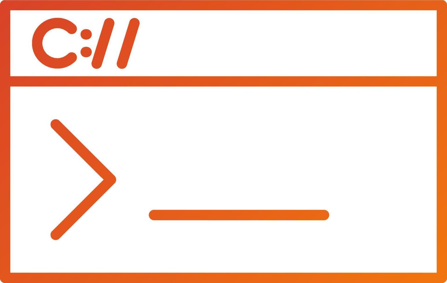 Console Command.eps Style vector