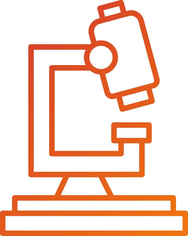 Microscope Icon Style vector