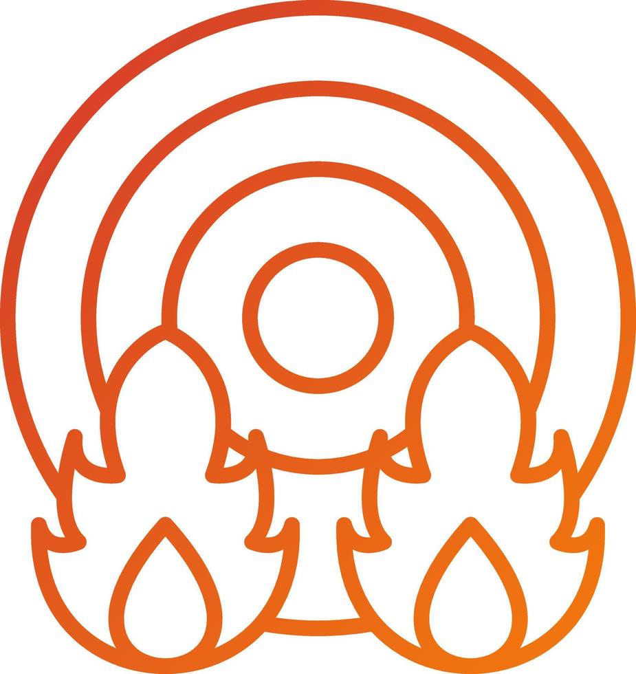Inflammation Icon Style vector