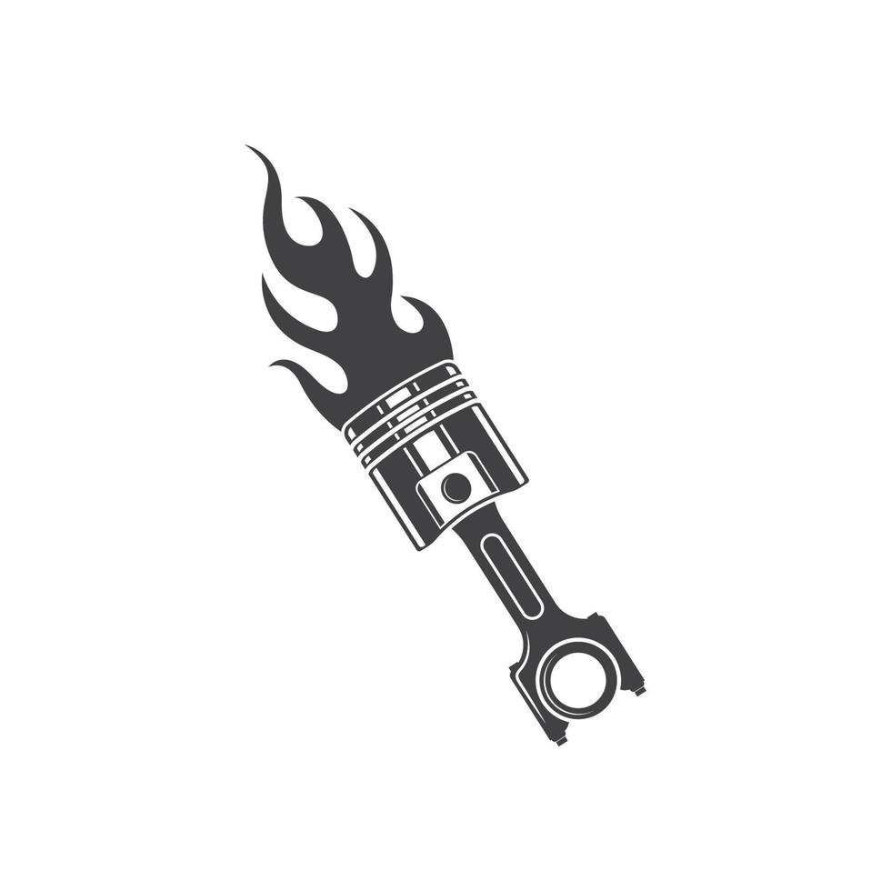 piston vector icon illustration design