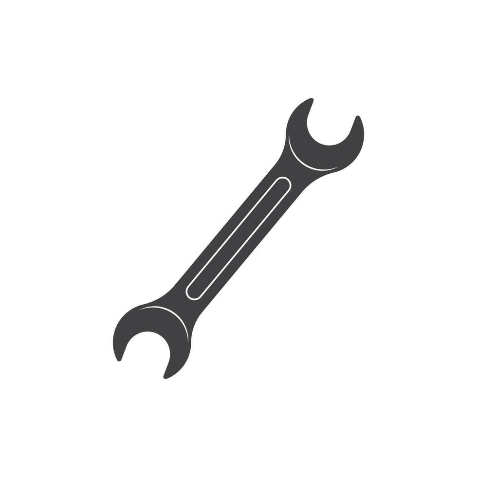 wrench vector illustration and icon of automotive repair