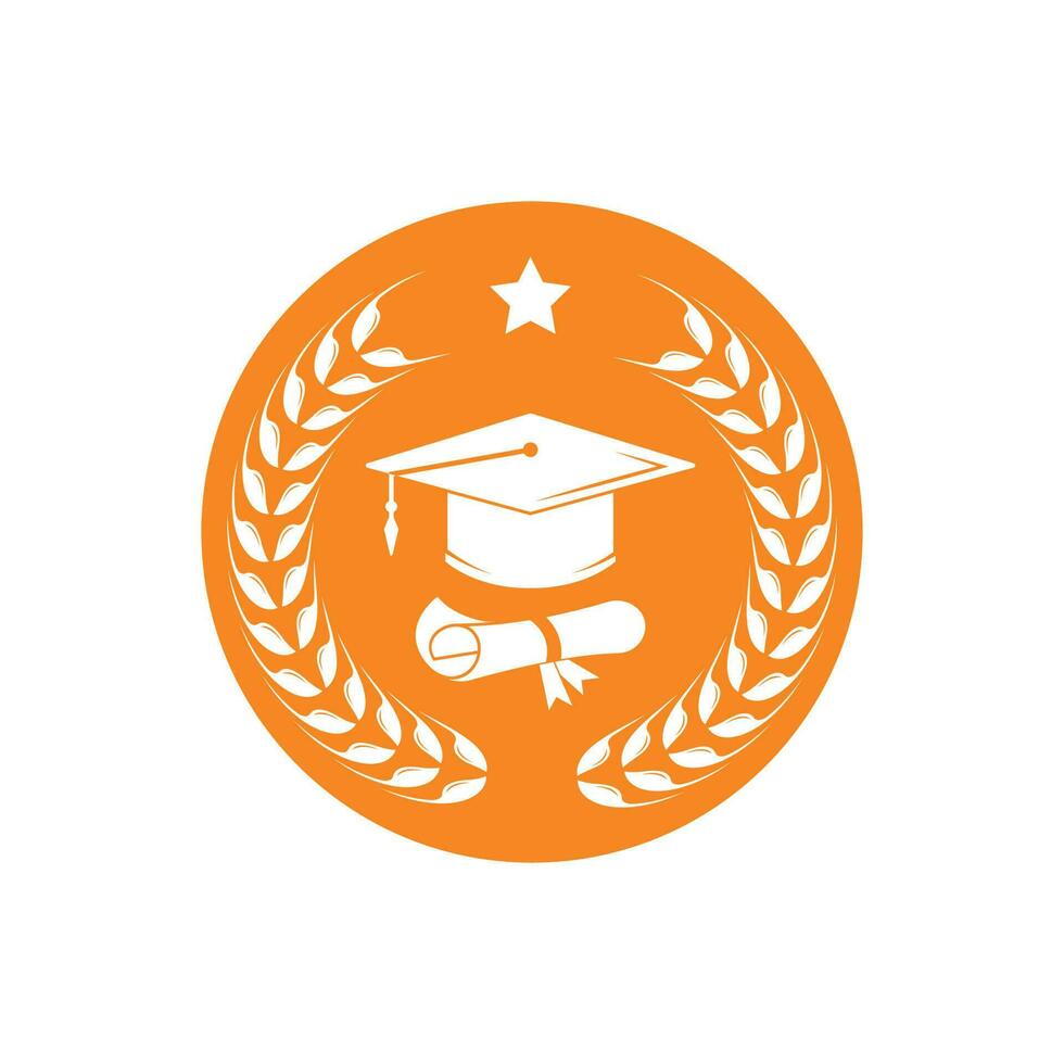 graduation cap diploma vector illustration design