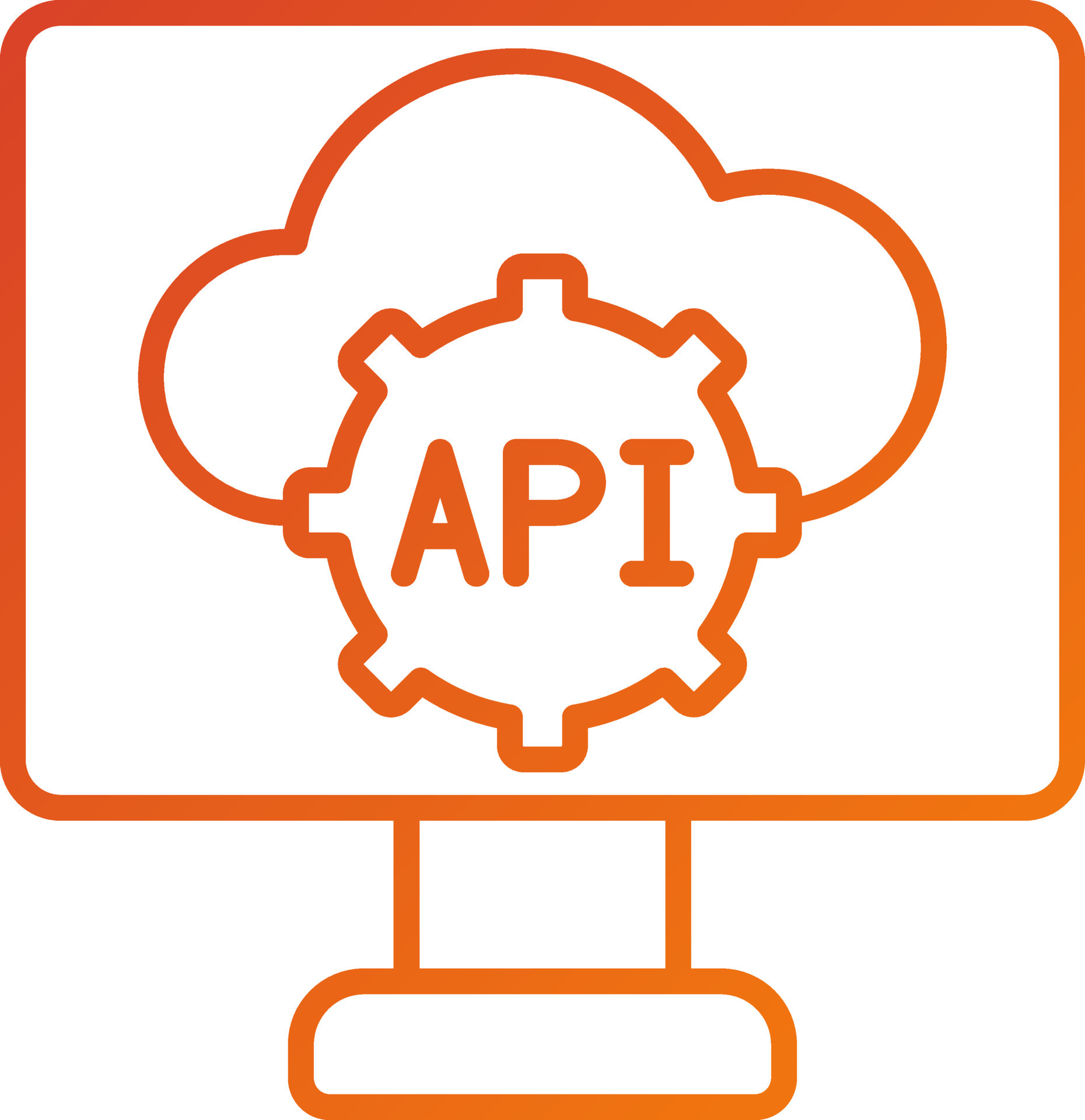Api Icon Style 21667713 Vector Art at Vecteezy