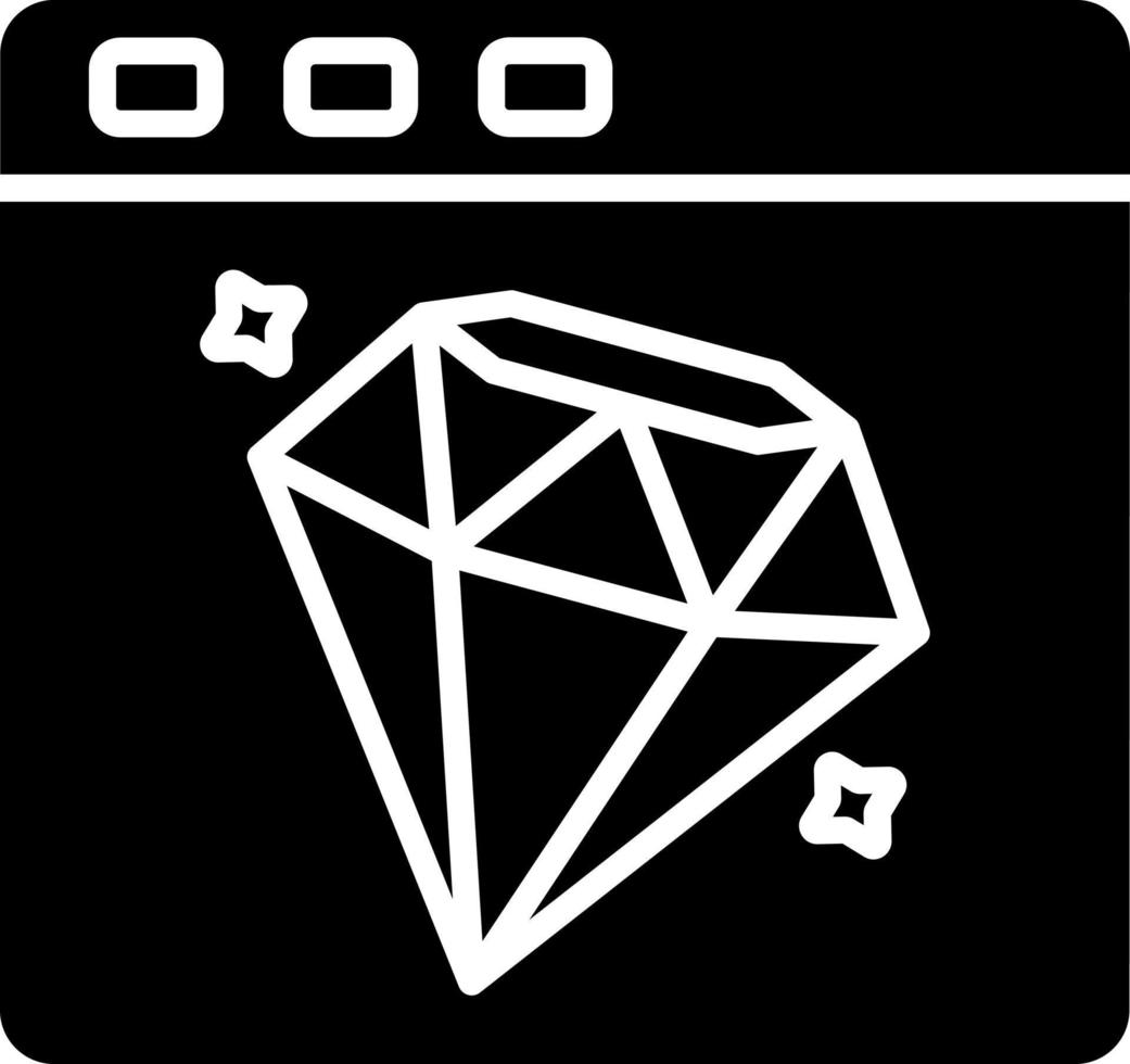 Diamonds Icon Style vector