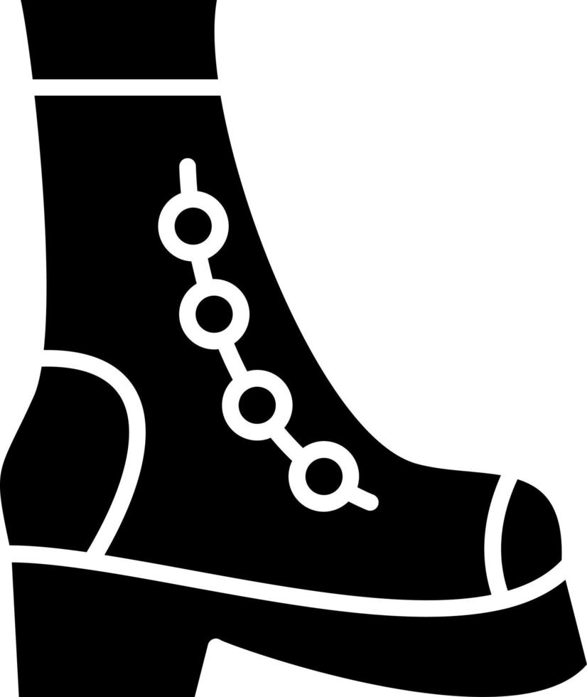Autumn Boots Icon Style vector
