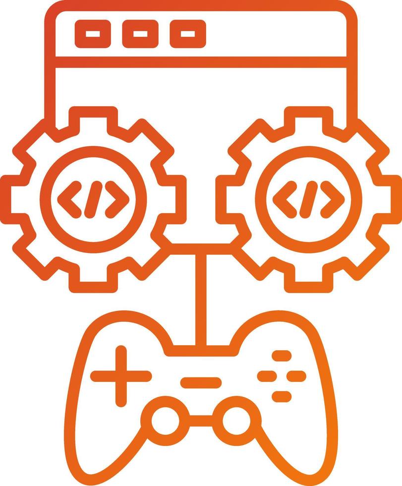 Game Engine Icon Style vector