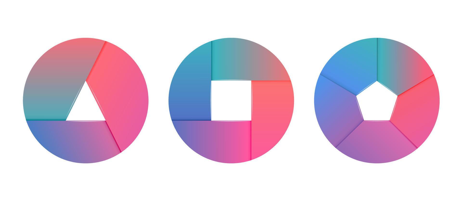 Infographic Colored Circles 3 4 And 5 Options Or Steps Vector infographic-colored-circles-3-4-and-5-options-or-steps-vector