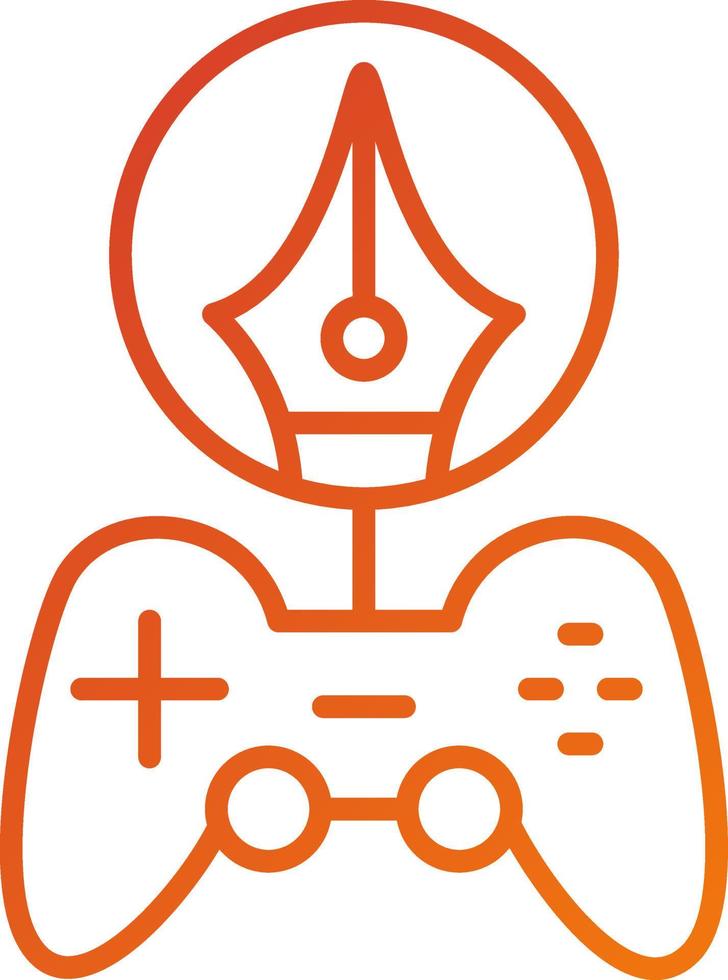Game Design Icon Style vector