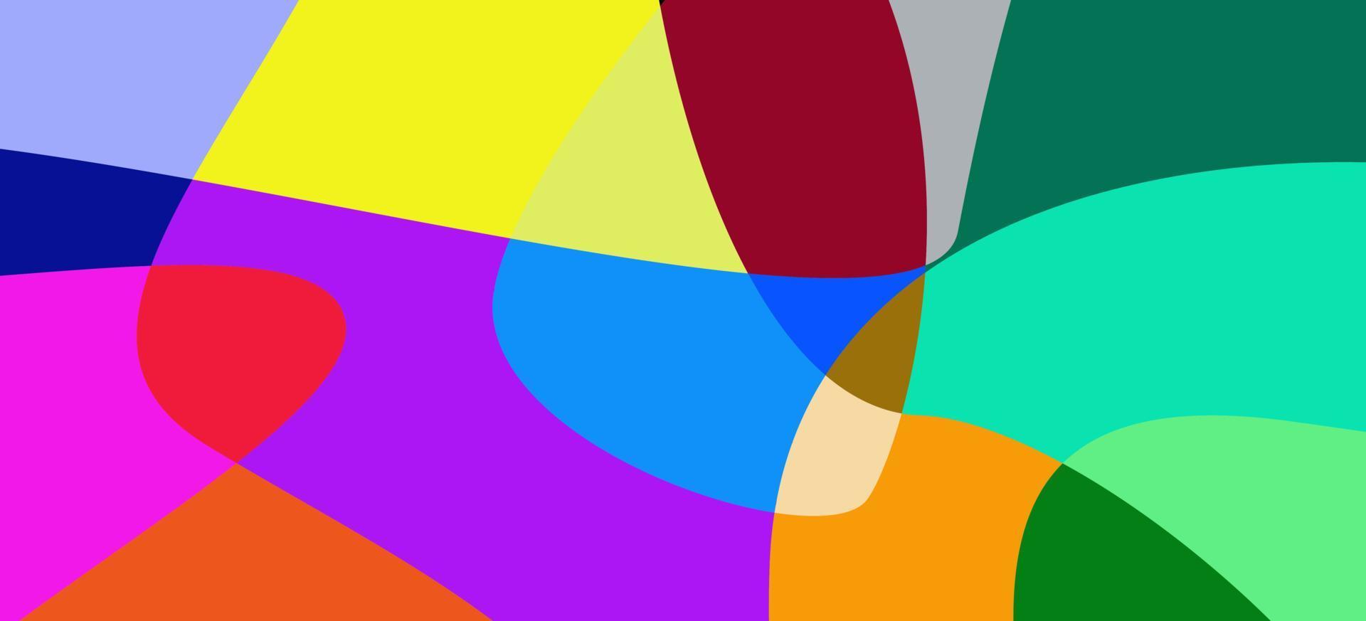 Colorful abstract fluid and wave background vector