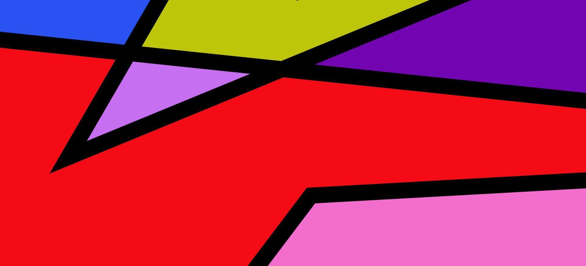 Colorful abstract geometric background free vector