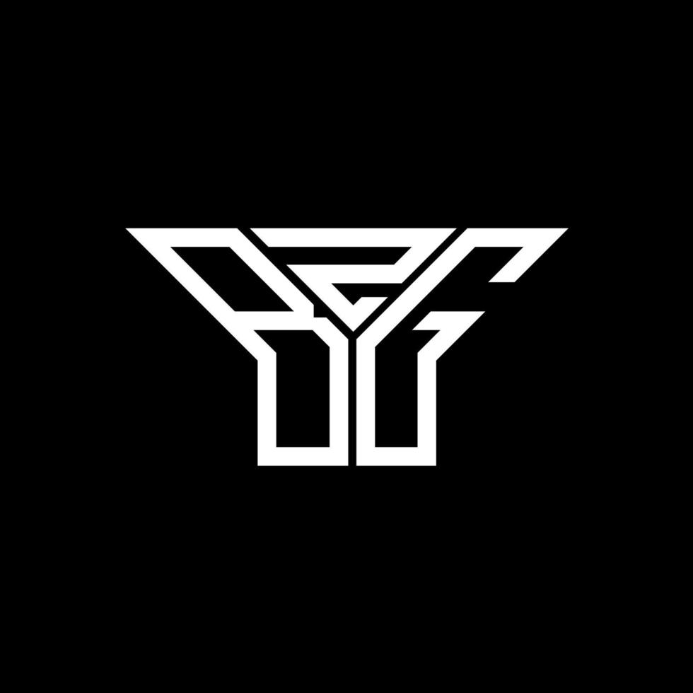 Diseño creativo del logotipo de la letra bzg con gráfico vectorial, logotipo bzg simple y moderno. vector