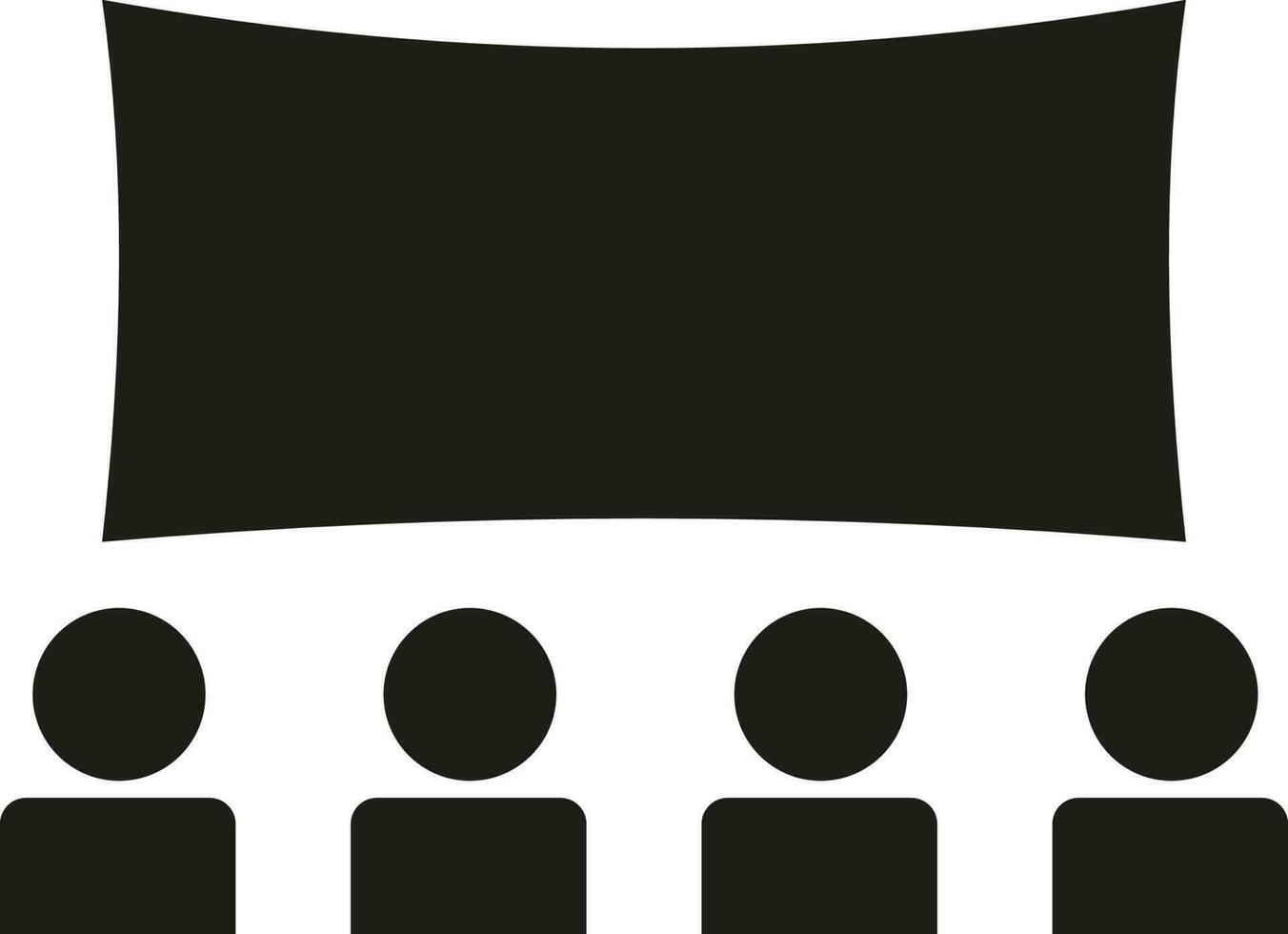 Theater icon, curtains stage theater icon vector