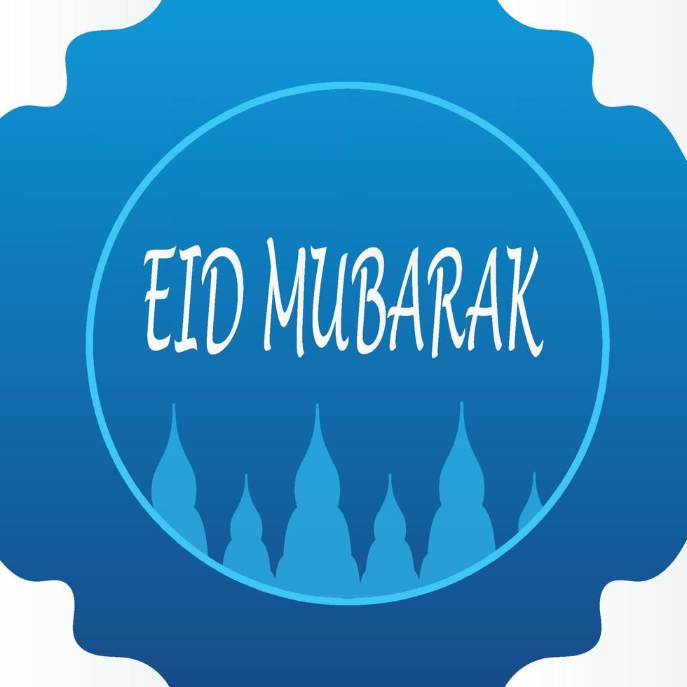 Eid Mubarak greetings background, Elegant element for design template, a place for text greeting card, and banner for Ramadan Kareem. vector