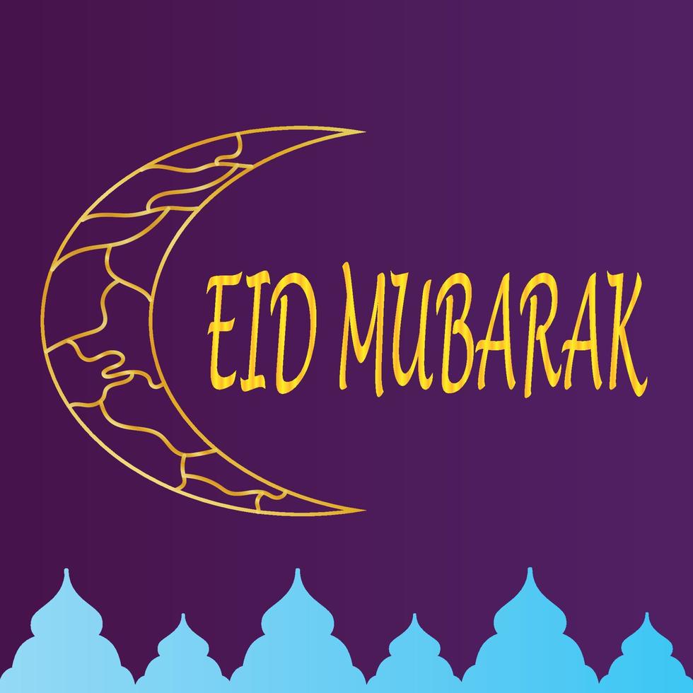 eid Mubarak saludos fondo, elegante elemento para diseño plantilla, un sitio para texto saludo tarjeta, y bandera para Ramadán kareem vector