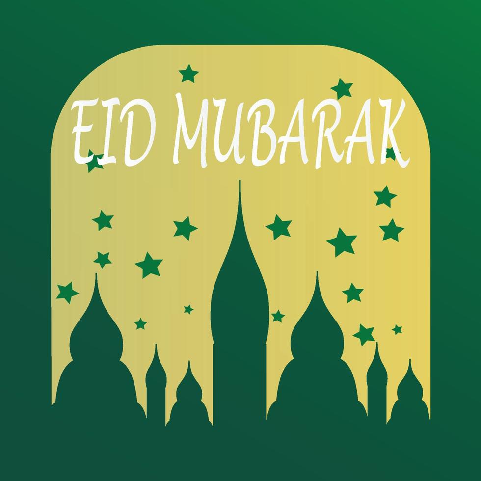 eid Mubarak saludos fondo, elegante elemento para diseño plantilla, un sitio para texto saludo tarjeta, y bandera para Ramadán kareem vector