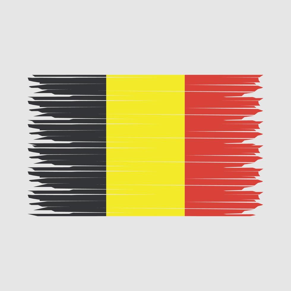 Belgium Flag Illustration vector