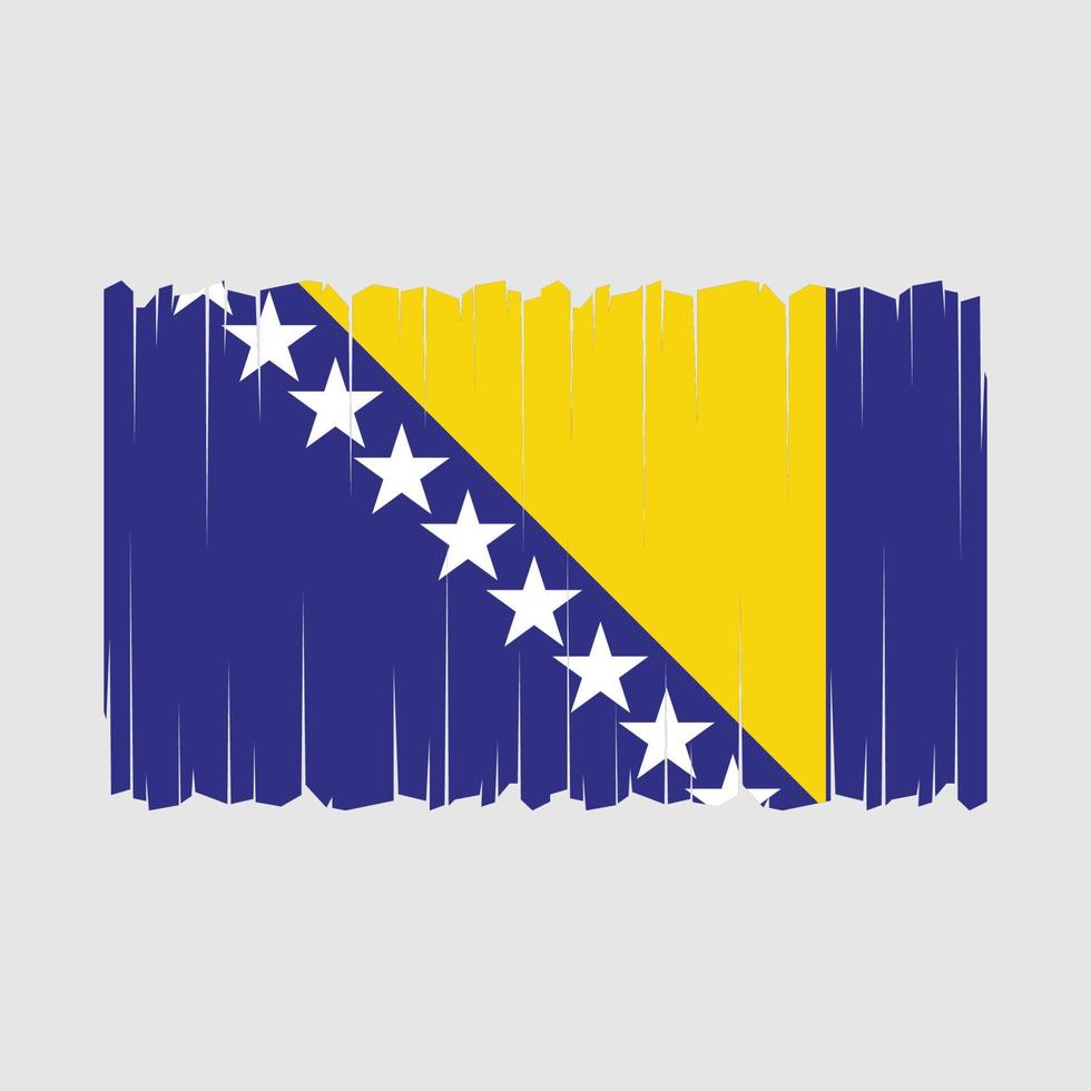 vector de bandera de bosnia