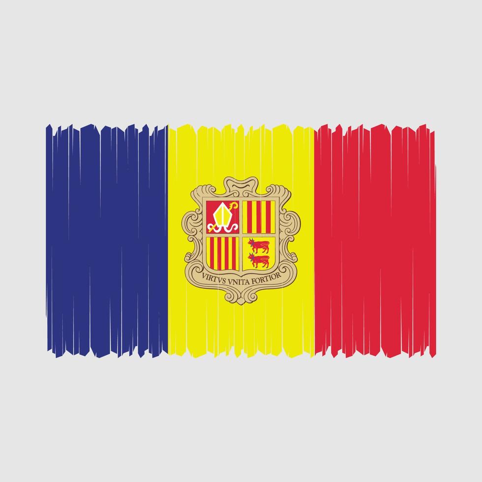 Andorra Flag Vector