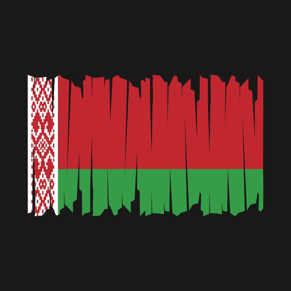 Belarus Flag Brush vector