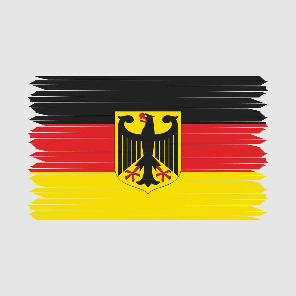 Germany Flag Brush vector