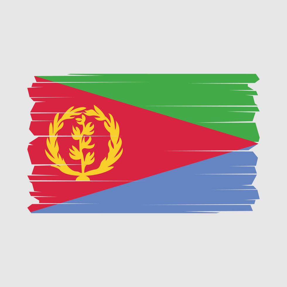 Eritrea Flag Vector Illustration