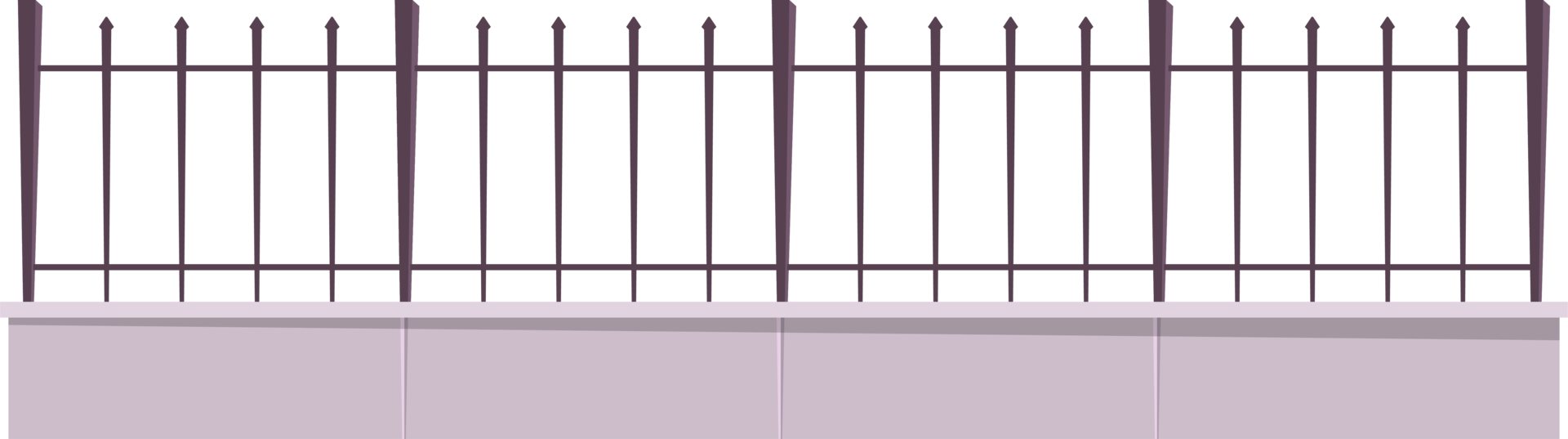 Cartoon metal fence clip art png