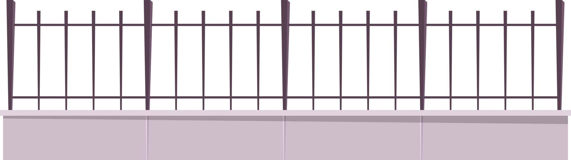 Cartoon metal fence clip art png