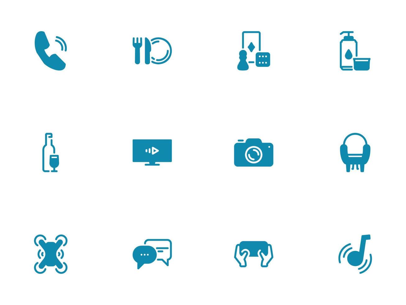 Simple vector icon on a theme entertainment and recreation