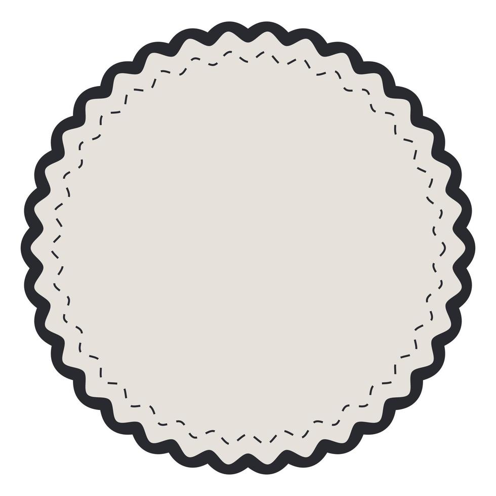 Vintage Label Badge Simple. Vector art illustration 21671701 Vector Art
