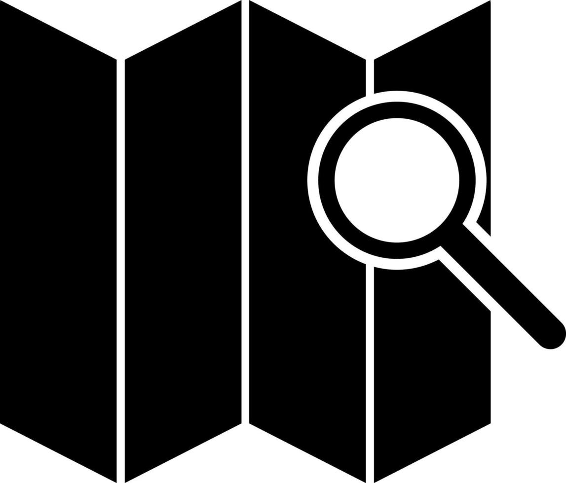 search map icon. Vector icon