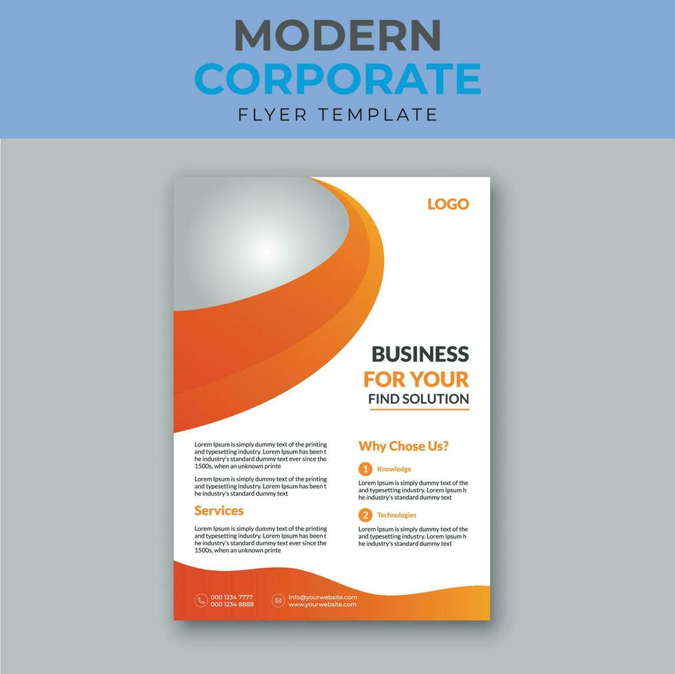 Business abstract vector template. Brochure design, cover modern layout, annual report, poster, flyer in A4 with colorful background free Vector