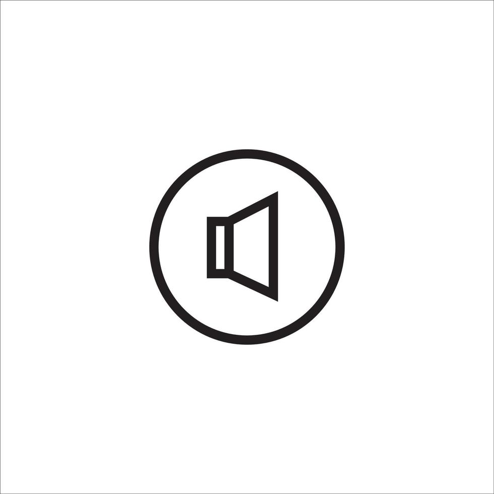 sound speaker icon vector design