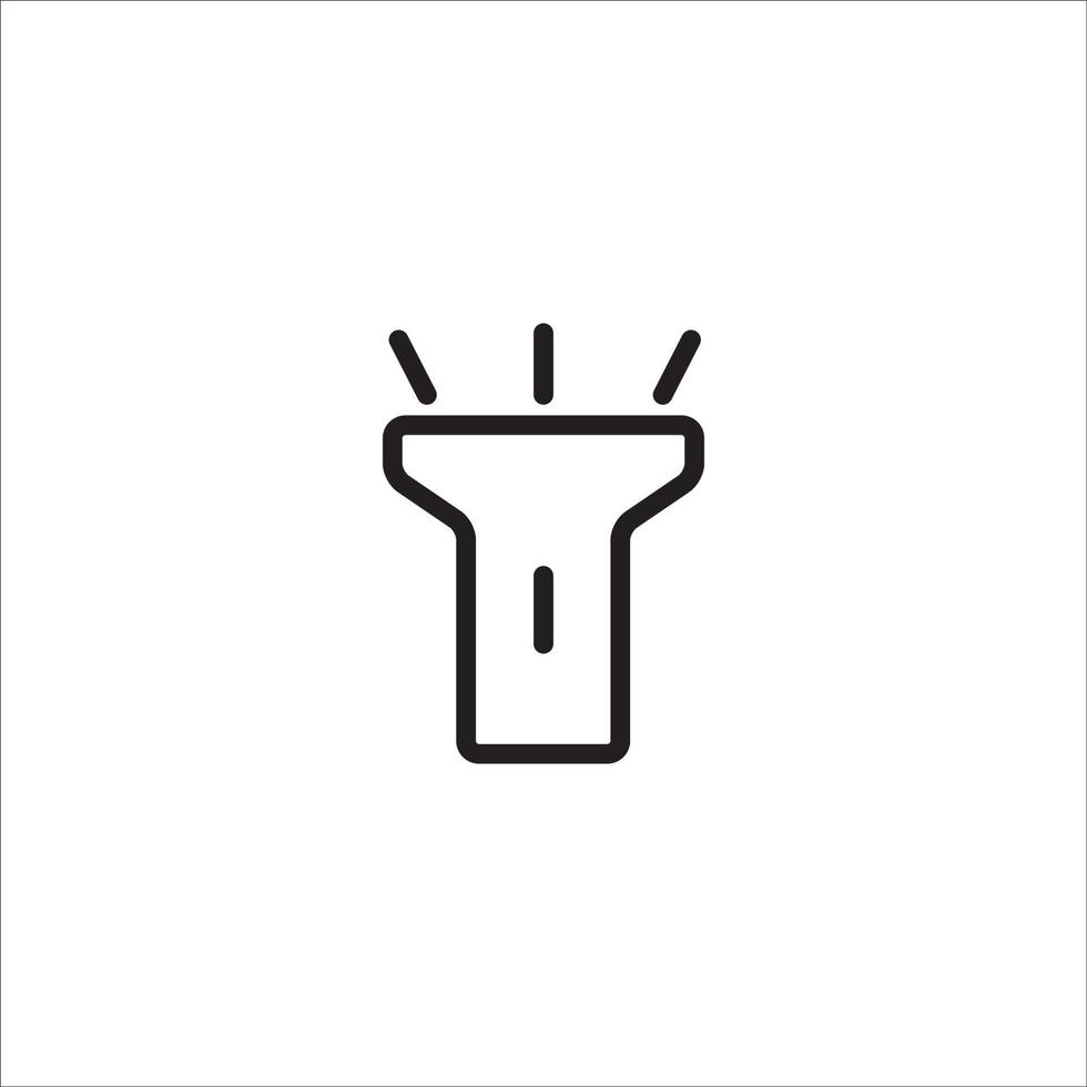flashlight icon vector design