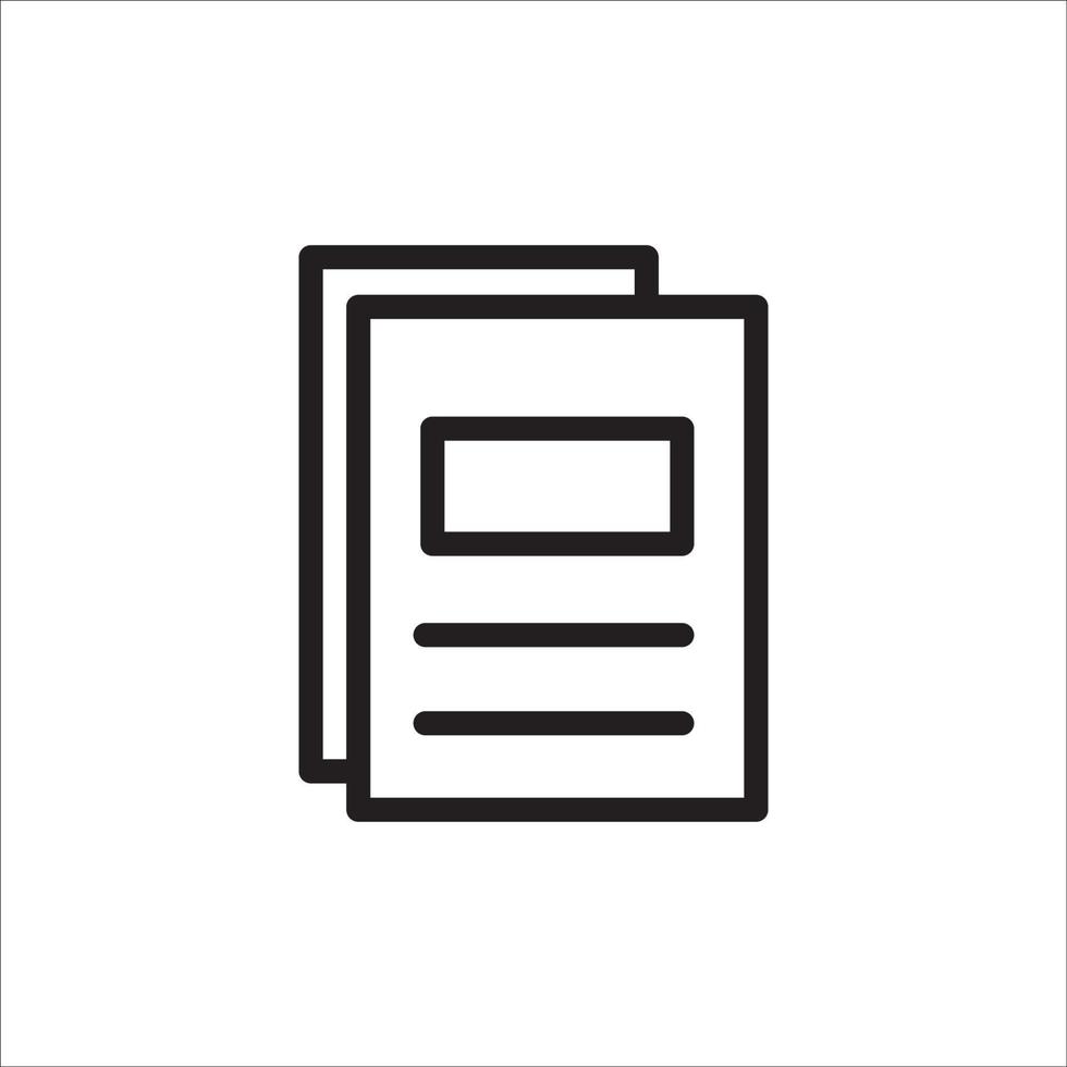 Document icon vector design