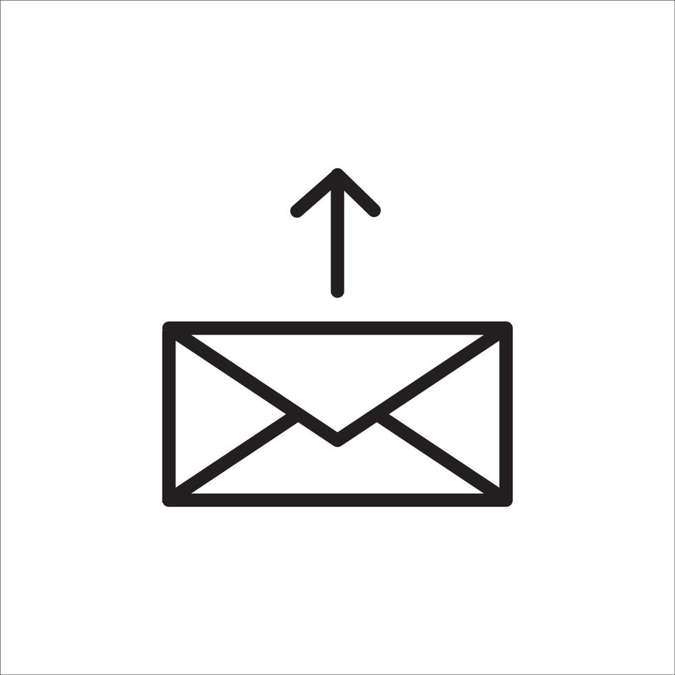email message icon vector design