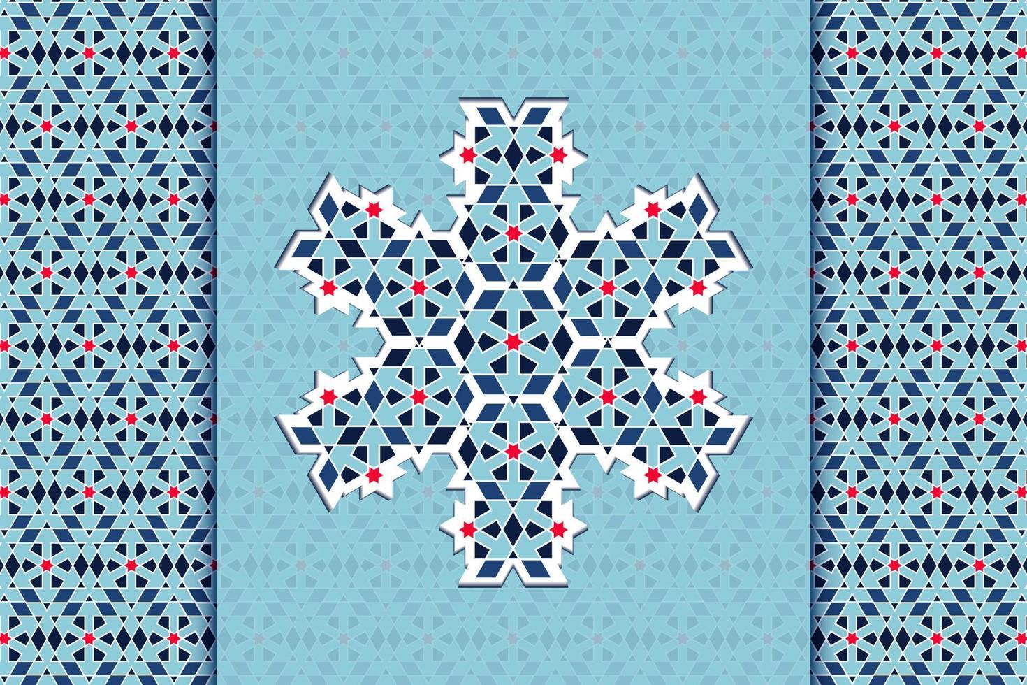 Vector arabic style seamless patterns