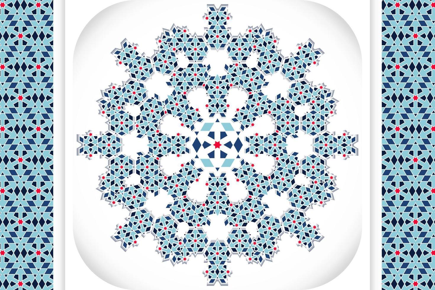 Vector arabic style seamless patterns