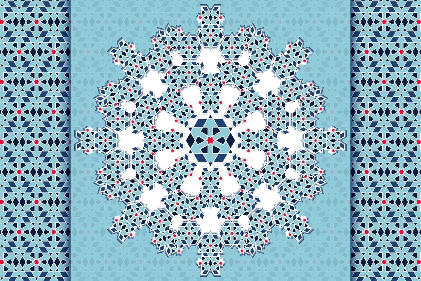 Vector arabic style seamless patterns