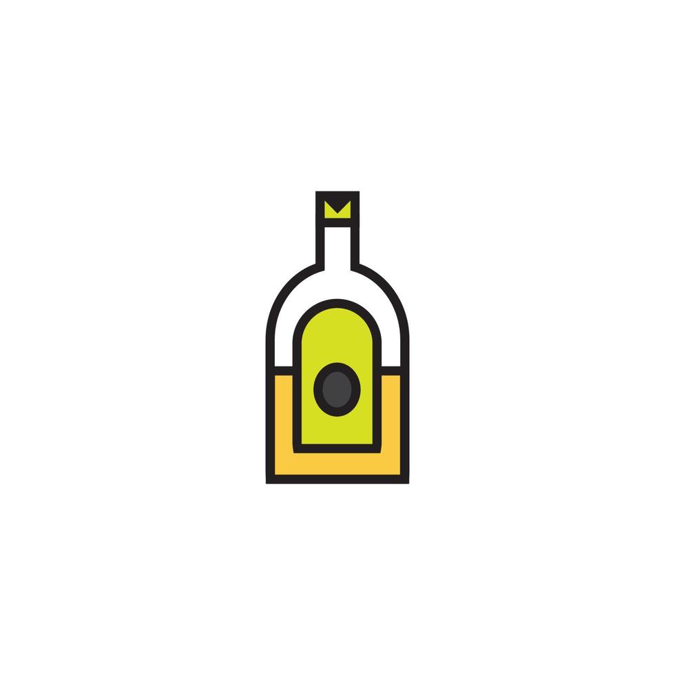 alcohol icono vector diseño