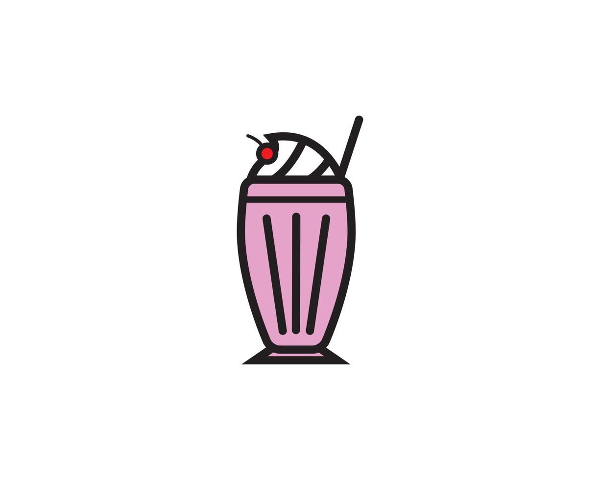 drink cream icon vector design