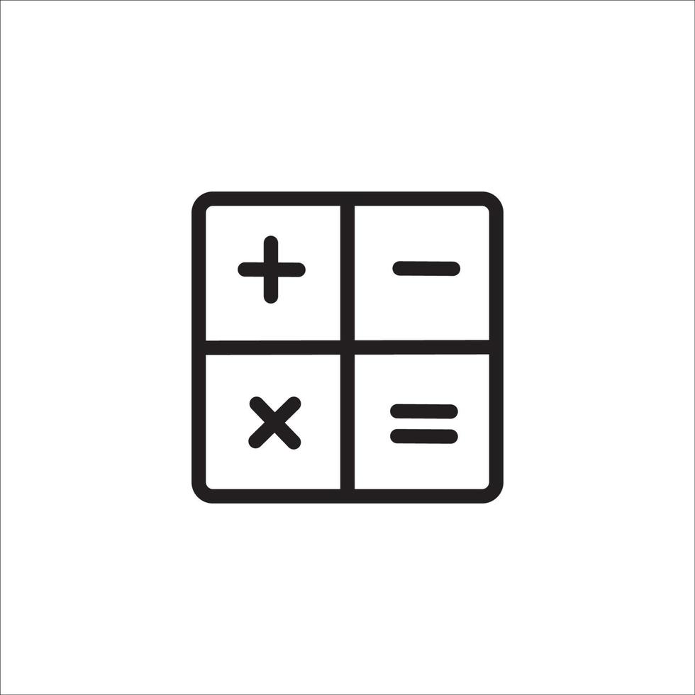 calculator icon vector design
