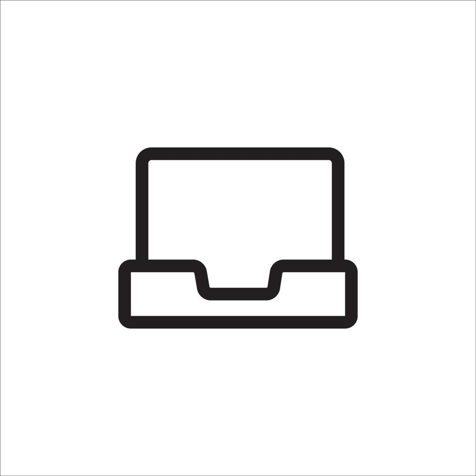 laptop icon vector design
